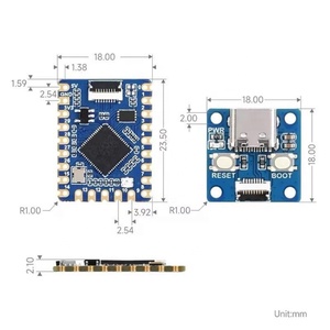 RP2040-Tiny rparduino sıfır ahududu Pi PICO geliştirme devre kartı modülü USB tip C arayüzü 264KB SRAM 2MB flaş Arduino için