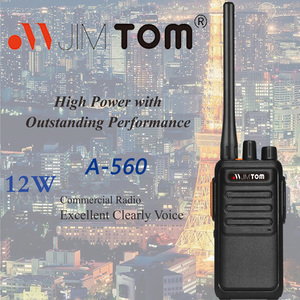 2025 Bán Chạy nhất 5W/10W/12W công suất cao Walkie Talkie tầm xa 10km <span class=keywords><strong>jimtom</strong></span> A-560 cầm tay VHF đài phát thanh dài khoảng cách ham đài phát thanh - Product Image 2