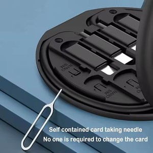 6合1圆形盒多功能Usb充电适配器电缆套件旅行适配器套件 - Product Image 2