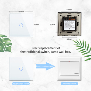 Touchmi质量保证的智能WiFi双向开关遥控防水耐用欧盟标准灯开关IP21级 - Product Image 6