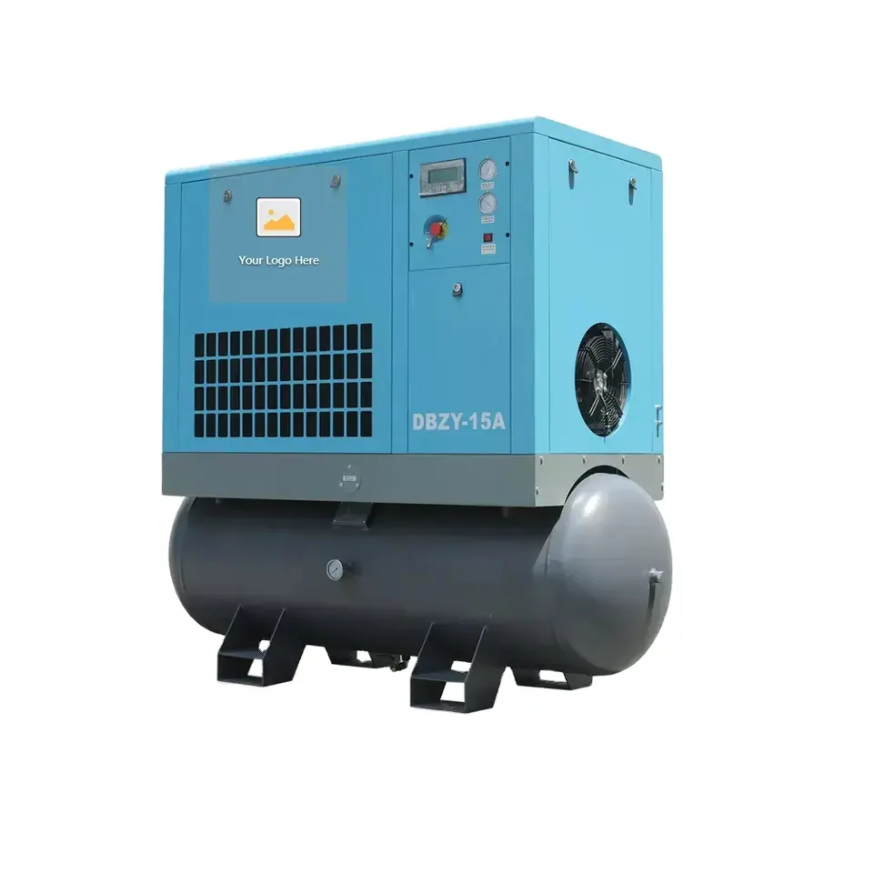 Energy Saving 22kW 30hp Electric Combined Portable 16 bar Screw Air Compressor