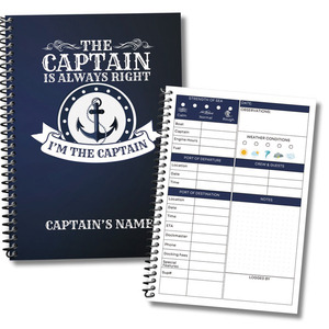 Seaman günlüğü kitap uçuş günlüğü kitap kaptan özel logbook dizüstü not defteri dergisi planlayıcısı özel baskı - Product Image 3