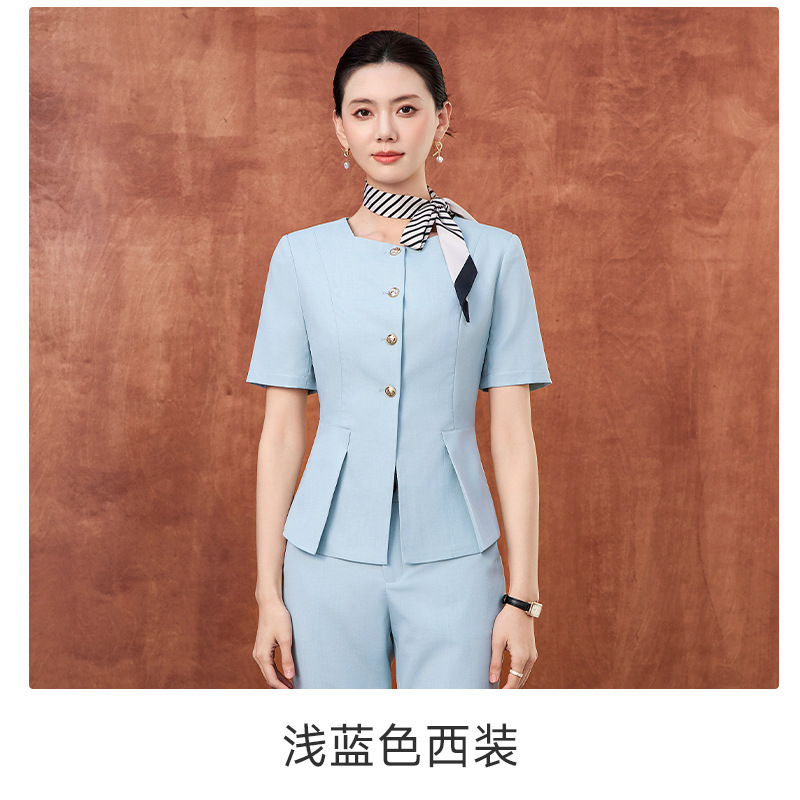 Light blue single-piece suit