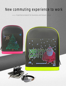 APP Vollfarb-LED-Display-Rucksack Programmier bares digitales Mobiltelefon OLED-Bildschirm für den Außenbereich mit 1 Jahr Garantie - Product Image 4