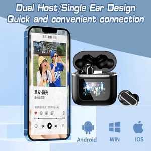 2024 TWS YX27 ANC Noise Cancelling Earphone HD Stereo <strong>Wireless</strong> Earbuds In-Ear Headphone Display <strong>LCD</strong> Touch Smart Screen Earphones