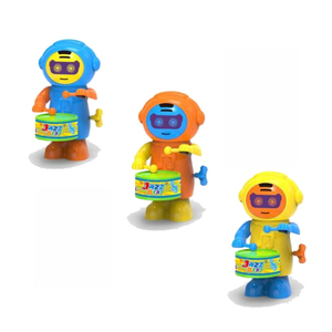 Cheap Price Winding-up Rocking <strong>Toy</strong> Robot Plastic Clockwork Little Drummer Robot <strong>Toy</strong> - Product Image 3