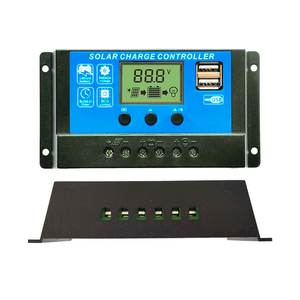 New Wholesale Solar Lithium Battery <strong>Controller</strong> <strong>Pwm</strong> Blue Model 10a20a30a Support Lead Acid Gel Battery - Product Image 1