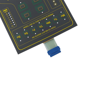 Tastiera a membrana tattile flessibile in <span class=keywords><strong>Silicone</strong></span> e metallo pulsante interruttore flessibile per elettrodomestico pannello di controllo tastiera in gomma - Product Image 2