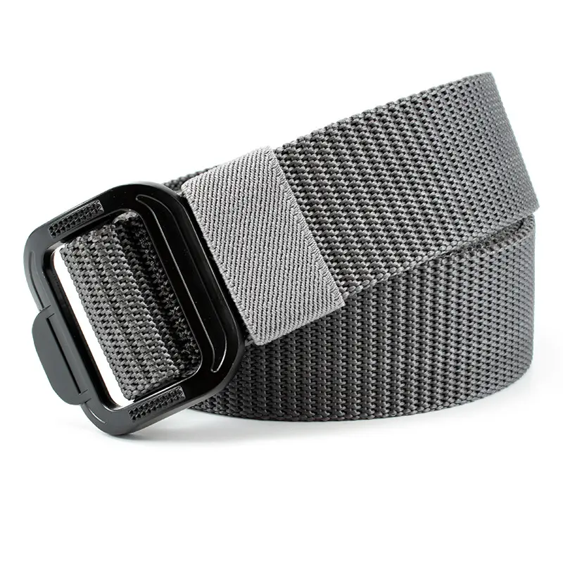 Cinturón de nailon tejido para exteriores, cinturón de seguridad de aleación de 3,8 cm para entrenamiento