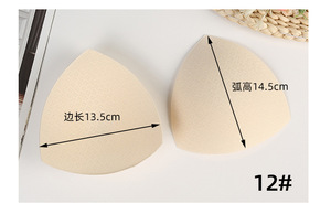पूरे बिक्री त्रिकोण गोल नरम फोम हटाने योग्य मास्टेक्टोमी ब्रा पैड इंसर्ट के लिए इंसर्ट - Product Image 4