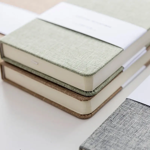 Glitter Art <strong>Notebook</strong> Linen Cloth Hardcover Lay Flat Ruled Dot Thick <strong>Notebook</strong> for <strong>Writing</strong> Journal - Product Image 5