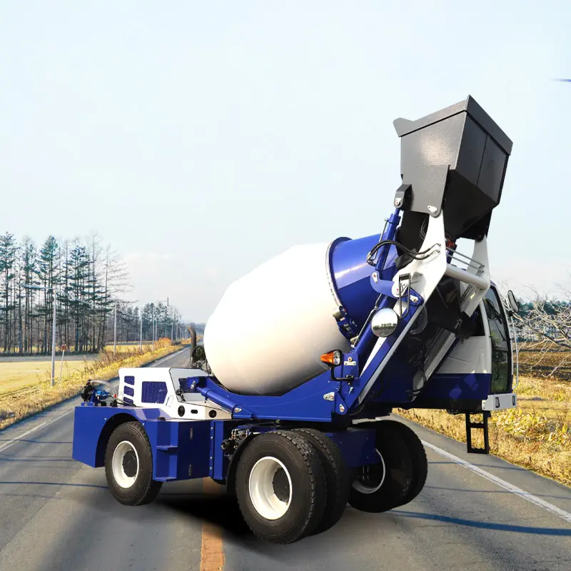 SDXG China's famous manufacturer's hot-selling self-loading mixer truck mixes cement concrete