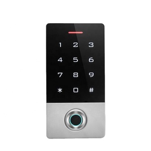 Sistema de Control de Acceso de Cerradura de Puerta de Seguridad Inteligente IP68, Lector de Huellas Biométrico de Pantalla Táctil Independiente, Resistente al Agua para Exteriores - Product Image 1