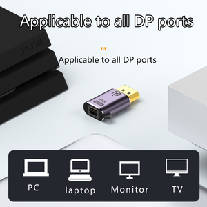 DP 1.4 to Mini DP Converter <strong>Adapter</strong> 8K 60Hz HD Video Transmission Expanding Screen Extension Connector for TV Laptop Projector - Product Image 3