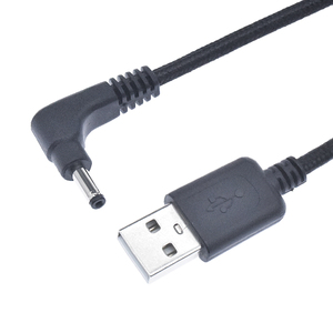 Özelleştirilmiş 5V 9V usb-a erkek Dc 5.5Mm * 2.1Mm açılı erkek güç kablo Usb Dc kablosu - Product Image 4