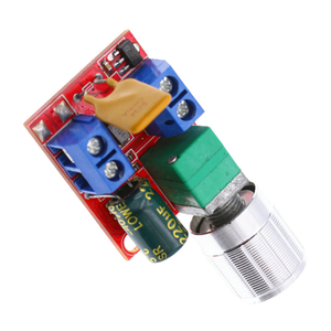Controlador de velocidad de motor de CC PWM, 2A, 3A, 5A, 10A, 1803BK, 1203BK, tablero de interruptor LED, regulador de motor de CC - Product Image 4