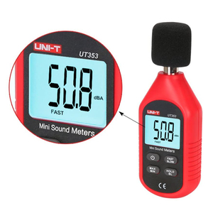 Medidor Digital de decibelios, Detector con frecuencia de muestreo ajustable y LCD retroiluminado, 30dB-130dB, rango de medida UNI-T UT353 - Product Image 4