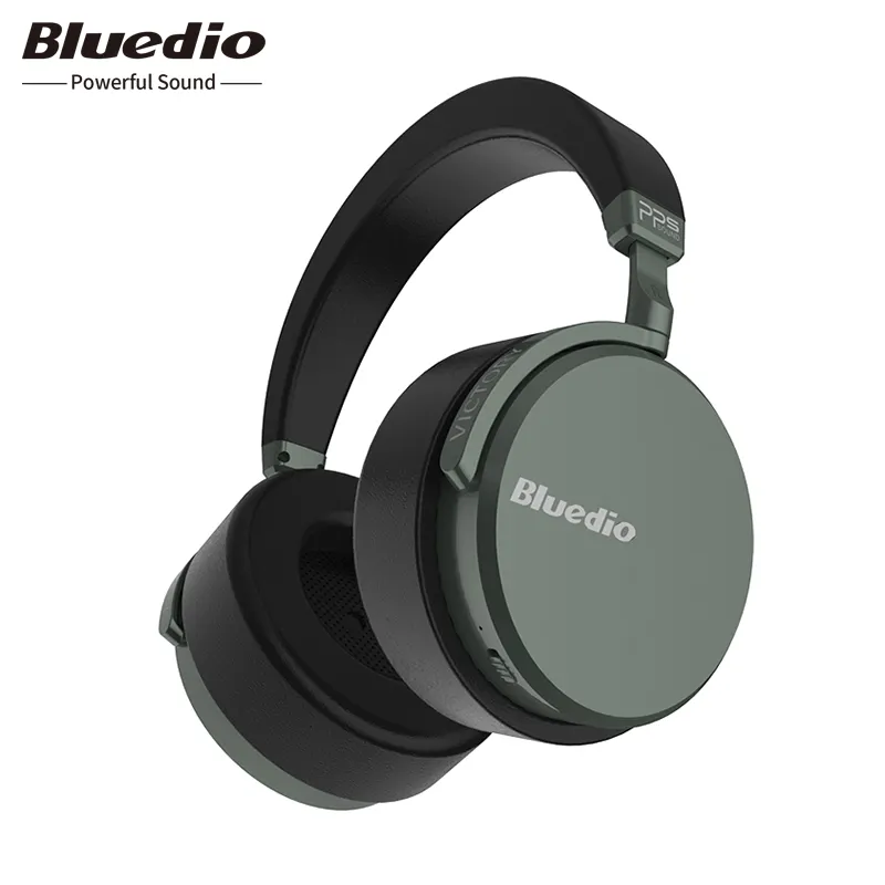 Bluedio V2 wireless headset 12 units loudspeakers shocking sound auto-induction play headphones for music