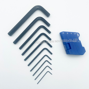10 adet metrik yüksek kalite Allen anahtarı altıgen anahtar kısa kol L tipi düz nokta alyan anahtarı takımı - Product Image 4