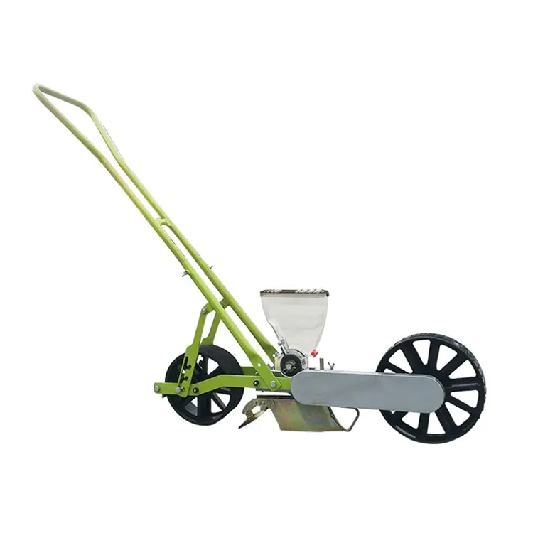 Metal Precision Garden Push Seeder with 6 Seed Plates