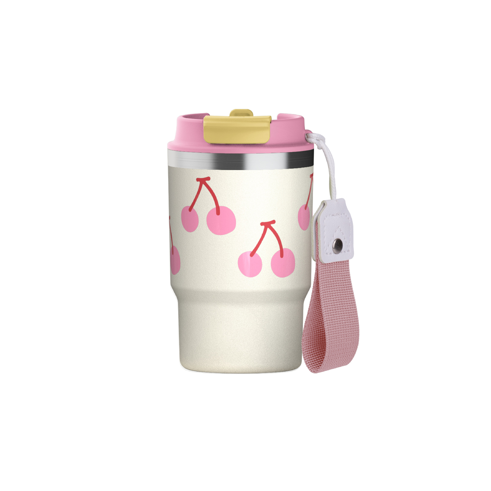 Pink(sakura cherry coffee cup-white)