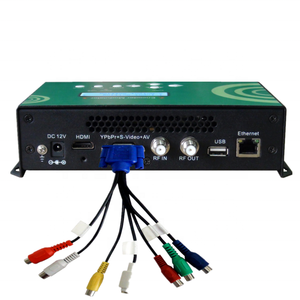 Codificador portátil H.264 con puerto USB DVB-C, Modulador de salida de RF, DVB-T, ATSC, ISDBT