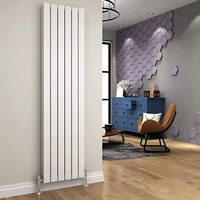1800*456 мм белая вертикальная дизайнерская плоская панель радиатора для домашнего отопления