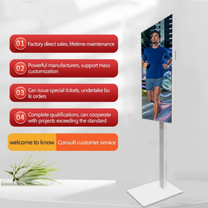 lcd-fensteranzeige mit hoher helligkeit 1.000nit 32 43 55 65 zoll bodenständer android-werbebildschirm mit cms-software - Product Image 6