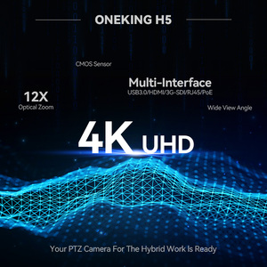 OEM/ODM Ptz konferans kamerası s 12x optik Zoom USB3.0/HD-MI/NDI/SDI kablosuz konferans kamerası Ptz kilise için - Product Image 2