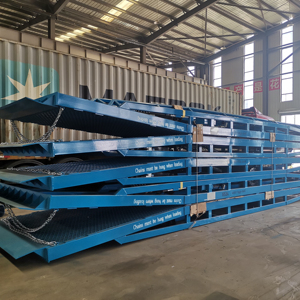 Hydraulic Mobile <strong>Loading</strong> Ramp Platform 12 Tons Portable Ramp Detachable <strong>Container</strong> <strong>Unloading</strong> Platform - Product Image 1