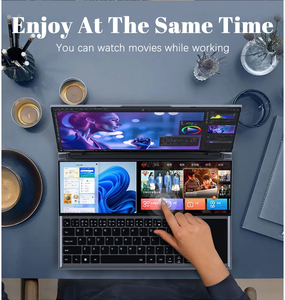 New Arrival Double Screen Laptop <strong>Computer</strong> Intel Xeon W-10855M 16.1&quot;+14&quot; <strong>Dual</strong> Screen 14 Inch Touch Screen <strong>Computer</strong> for Business - Product Image 2