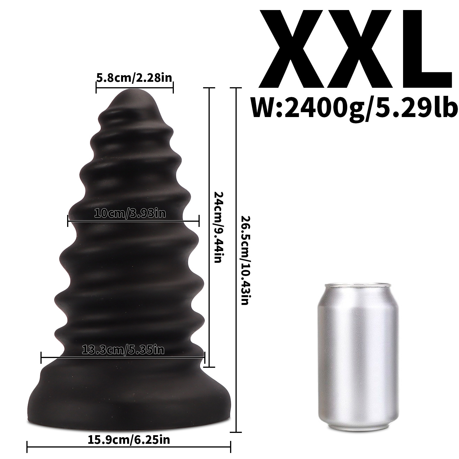 XXL-สีดำ