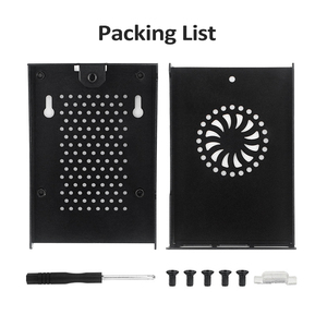 <strong>Raspberry</strong> <strong>Pi</strong> 5 Aluminum Alloy Shell Protective Shell Black Metal <strong>Case</strong> for Rpi 5th Compatible with Cooling Fan and Radiator - Product Image 6