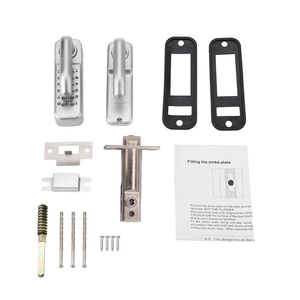 Codice meccanico combinazione serratura porta con maniglia casa appartamento hotel nessuna rete nessuna batteria premere il pulsante del codice - Product Image 6