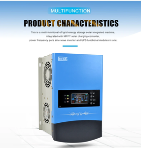 Jnge Solar <strong>Inverter</strong> Wifi Plug Option Pure <strong>Sure</strong> Wave <strong>Inverter</strong> Built in Mppt Charge Controller for Off Hrid Hybrid Solar System - Product Image 2