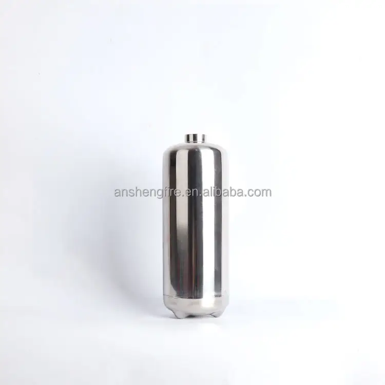 2KG 2L cilindro in acciaio inox estintore acqua di alta qualità Plum Blossom Base schiuma estintore umido barile chimico