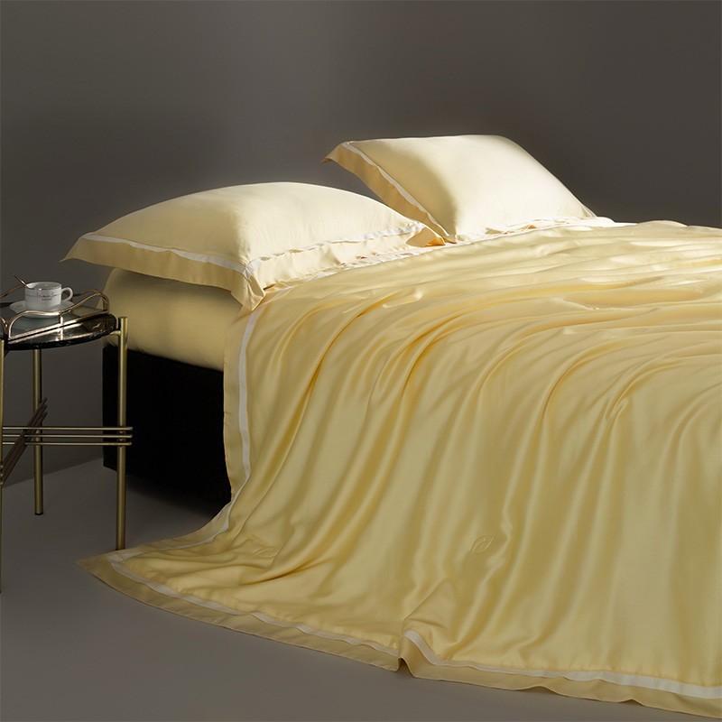 Summer quilt set (lemon yellow)