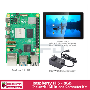 Raspberry Pi 5 2GB/4GB/8GB RAM Industrielles All-in-One-Computer kit Offizielles Starter-Basis kamera display PCIe Raspberry Pi 5 Kit