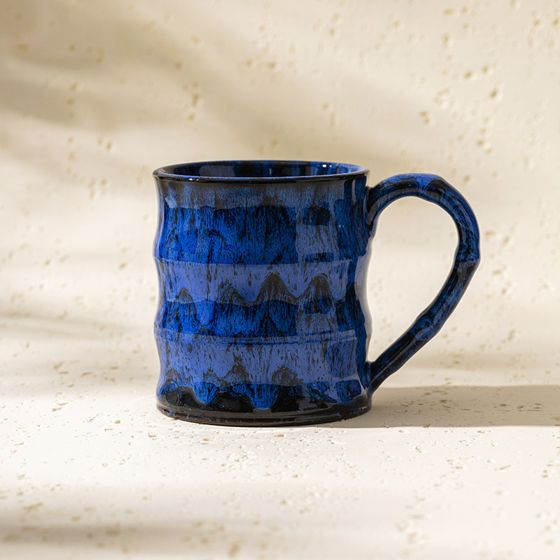 Four bleu foncé (petit) 430ml