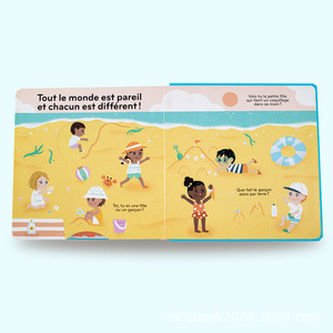 Servizio di stampa personalizzata libri di bordo per bambini formato personalizzato di colore del bambino immagine di lettura di apprendimento libro con copertina rigida per i bambini - Product Image 2