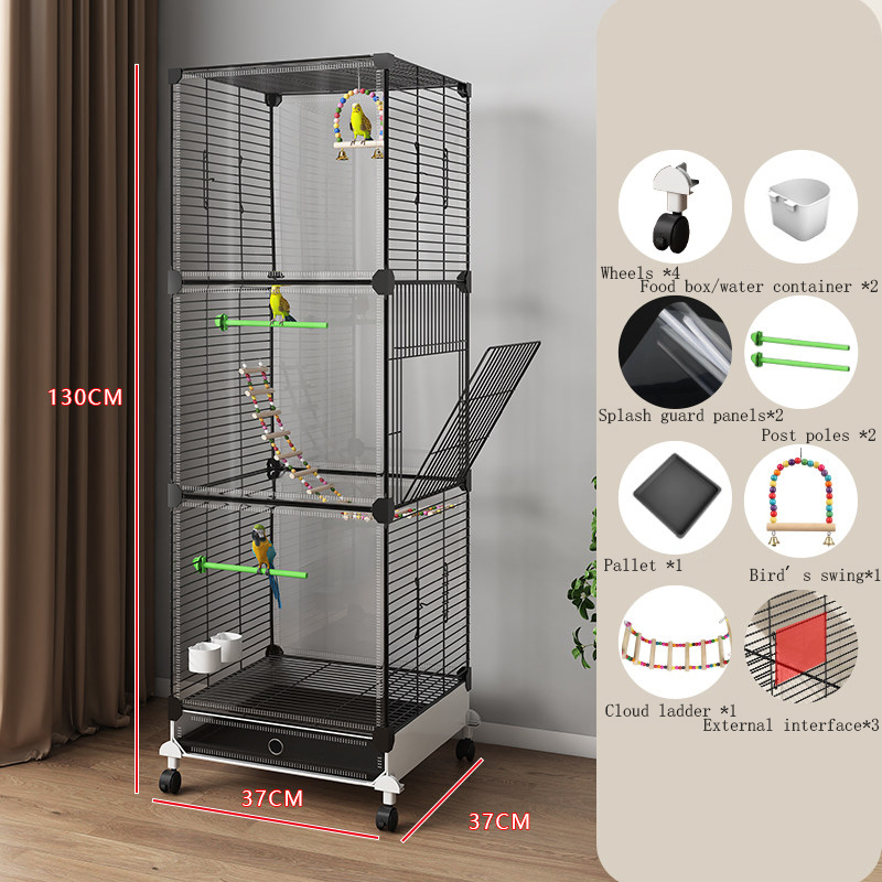Transparent 3-compartment 8-piece set.