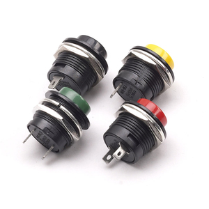 <strong>Switch</strong> Panel Mount 16mm Push Button <strong>Switch</strong> with 2 Pin and Metal Screw - Product Image 1