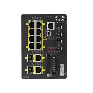 IE2000พร้อมพอร์ตทองแดง8FE พอร์ตและ2GE คอมโบ (ฐาน LAN)-1588 uplinks ใหม่สวิตช์อุตสาหกรรมที่ปิดผนึก IE-2000-8TC-G-E