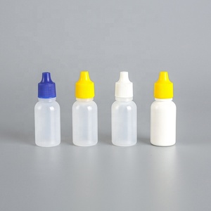Sorfa LDPE滴管瓶塑料药眼滴管瓶，带彩色盖子精确尖端 - Product Image 4