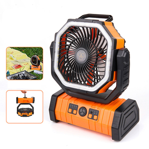20000 10000mAh Wiederauf ladbare Outdoor-Camping lampe mit Lüfter haken Fernbedienung Tragbarer Lüfter Drehbarer Zelt ventilator zum Angeln Wandern