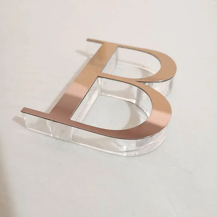 Luxe Acryl Letter Goud Roestvrij Staal Bord Geen Lichten Mini Letters Te Koop