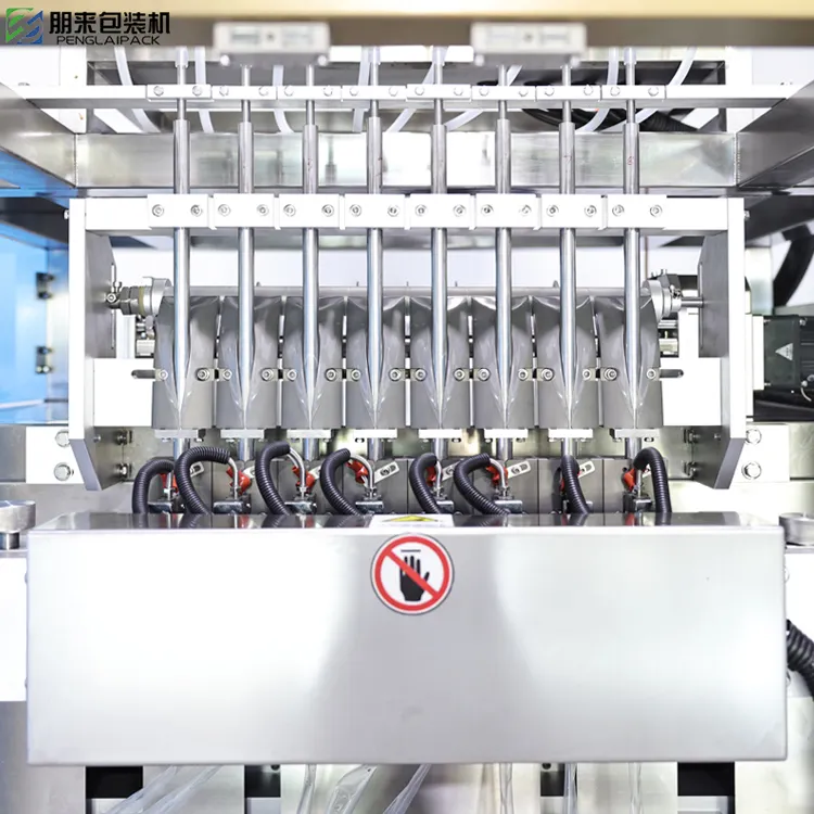 ماكينة تعبئة وإغلاق لسوائل العسل عالية السرعة, ماكينة أوتوماتيكية بالكامل عالية الإنتاجية 2 4 6 خطوط متعددة المسارات عالية السرعة
