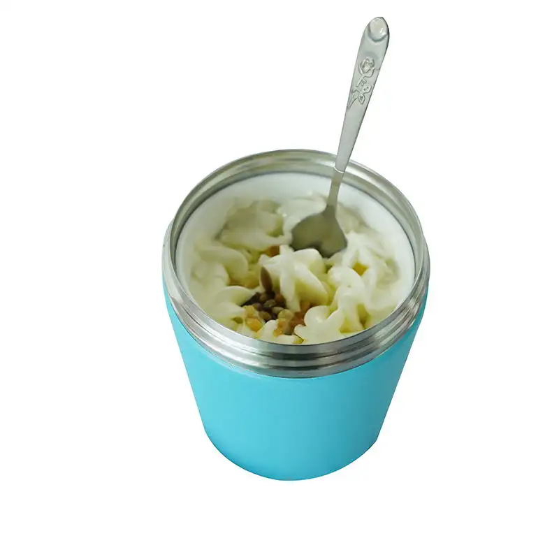 Congelador de acero inoxidable, taza de helado de calidad, sin Bpa