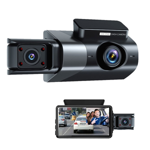 3チャンネルカーDVRHD 1080P3-Len Inside Vehicle Dash Cam Three Way Camera DVR Recorder Video Mini Dashcam Camcorder 3 inch - Product Image 1
