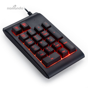 数字キーパッドUSB有線バックライト付き数字キーパッドミニバックライトキーボード3色19キー - Product Image 2
